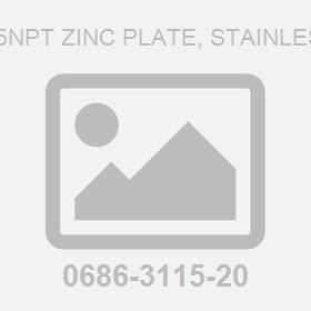 Plug .125Npt Zinc Plate, Stainless Steel